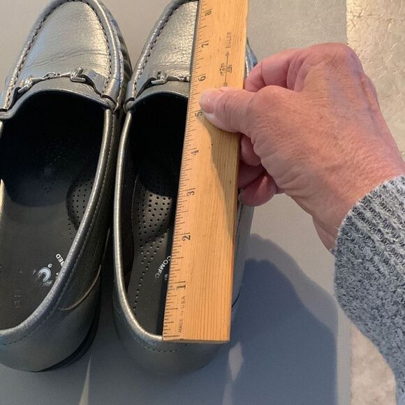 SAS Silver Leather Loafers - Picture 7 of 7